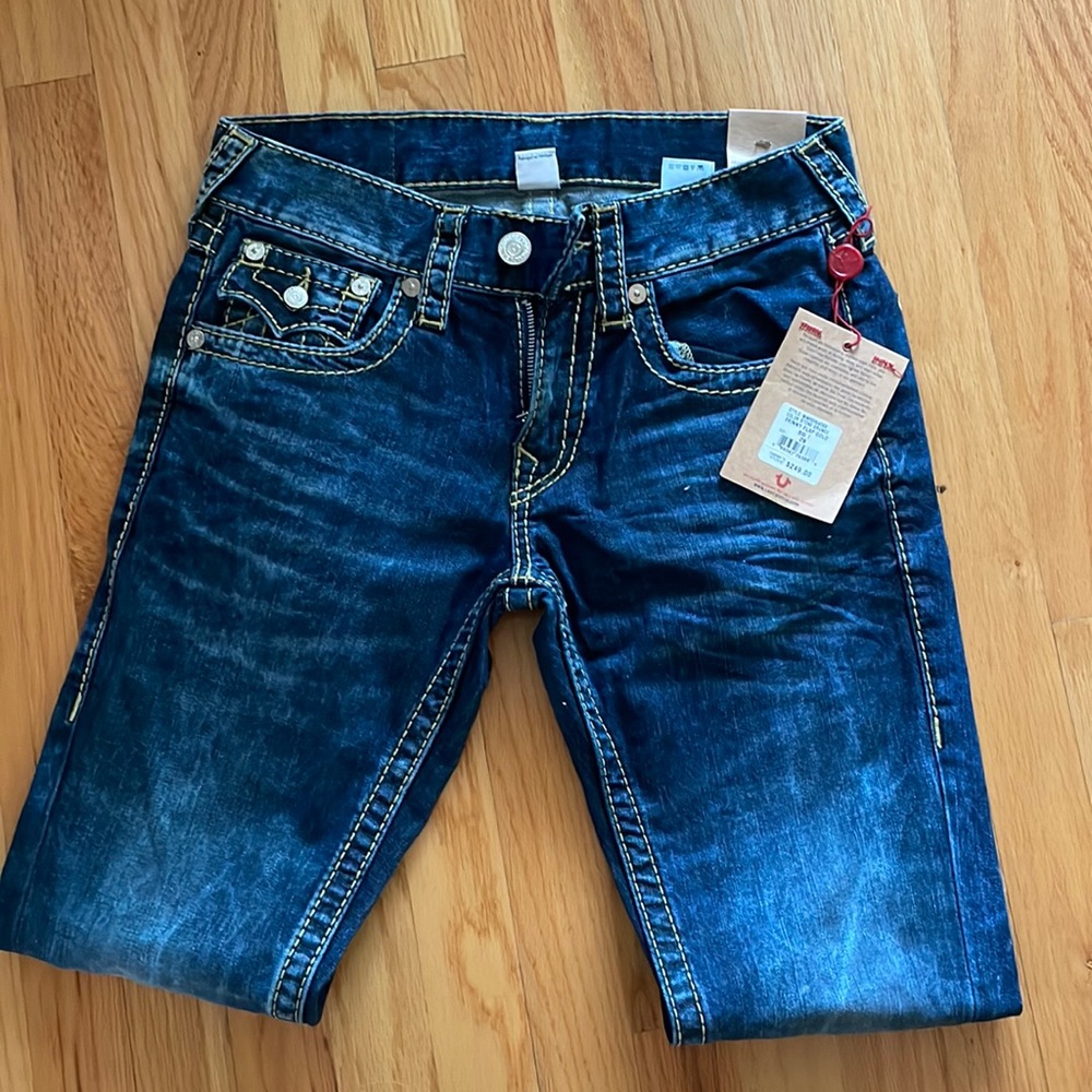 Brand new true religion jeans with tag still on them, size W29 skinny